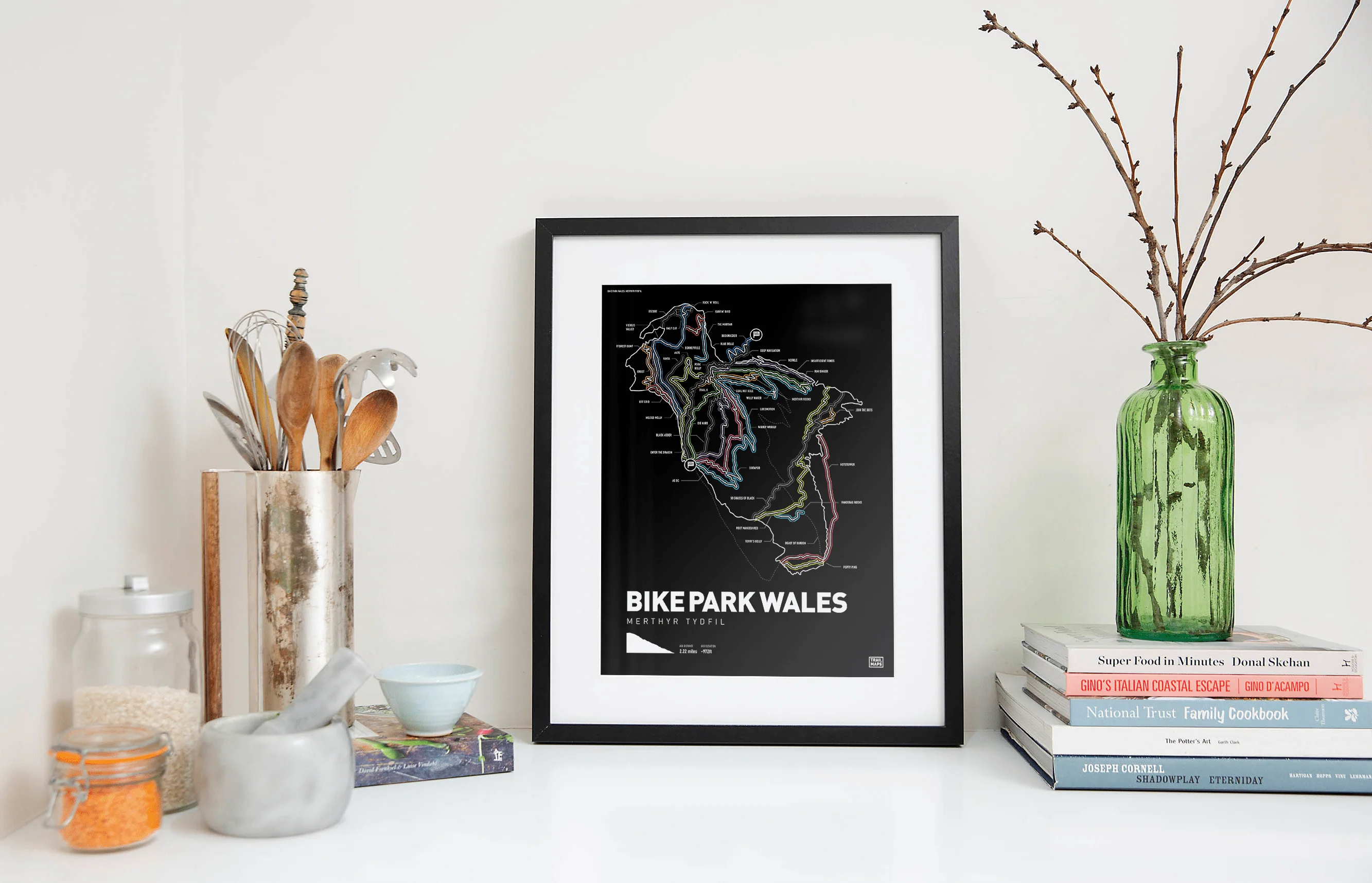 Bike Park Wales Art Print - Image 4