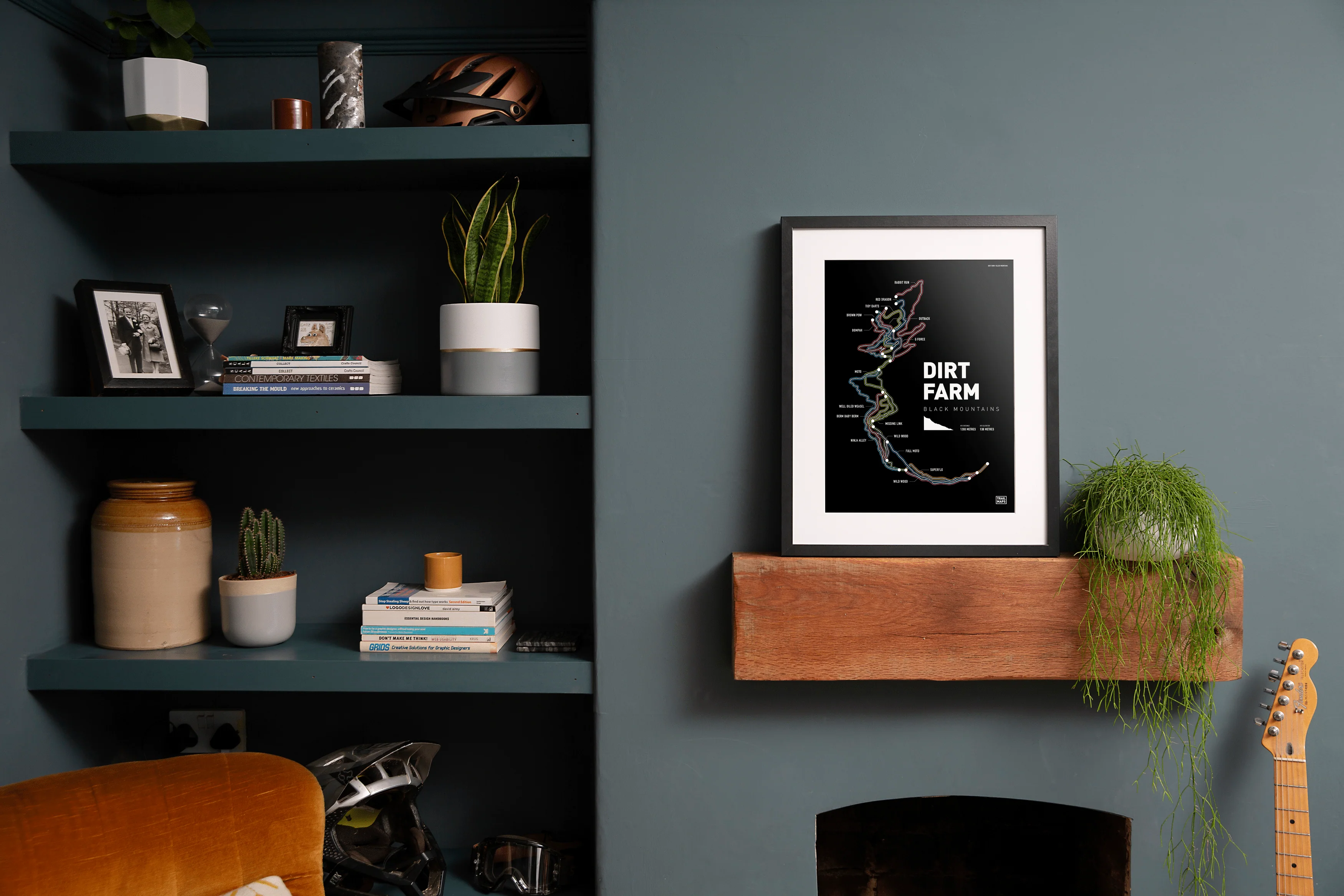 Dirt Farm Black Mountains Art Print - Image 3
