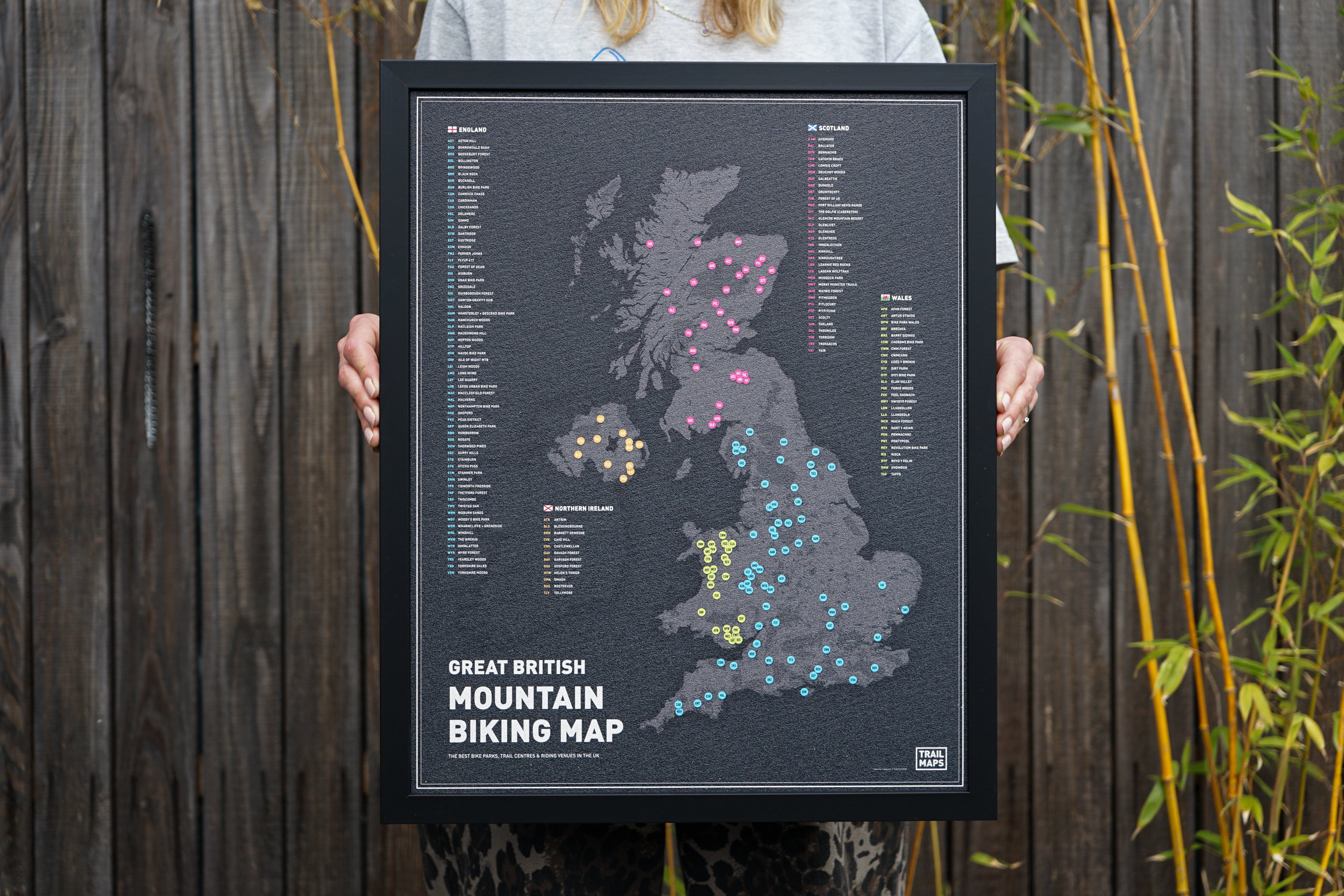 Mountain Bike Trail Art Prints