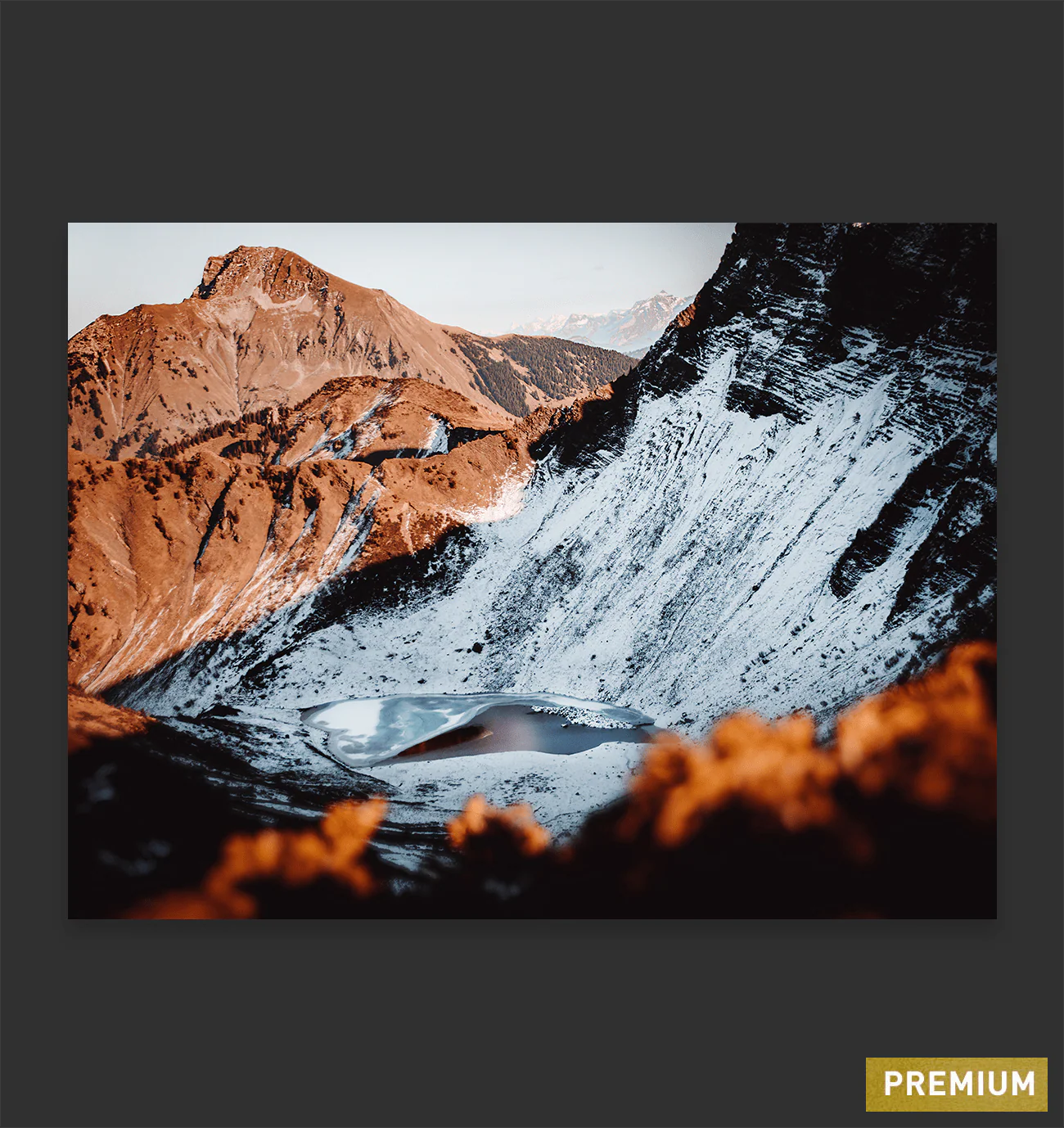 Snow line at Lac De Tavaneuse - Image 3