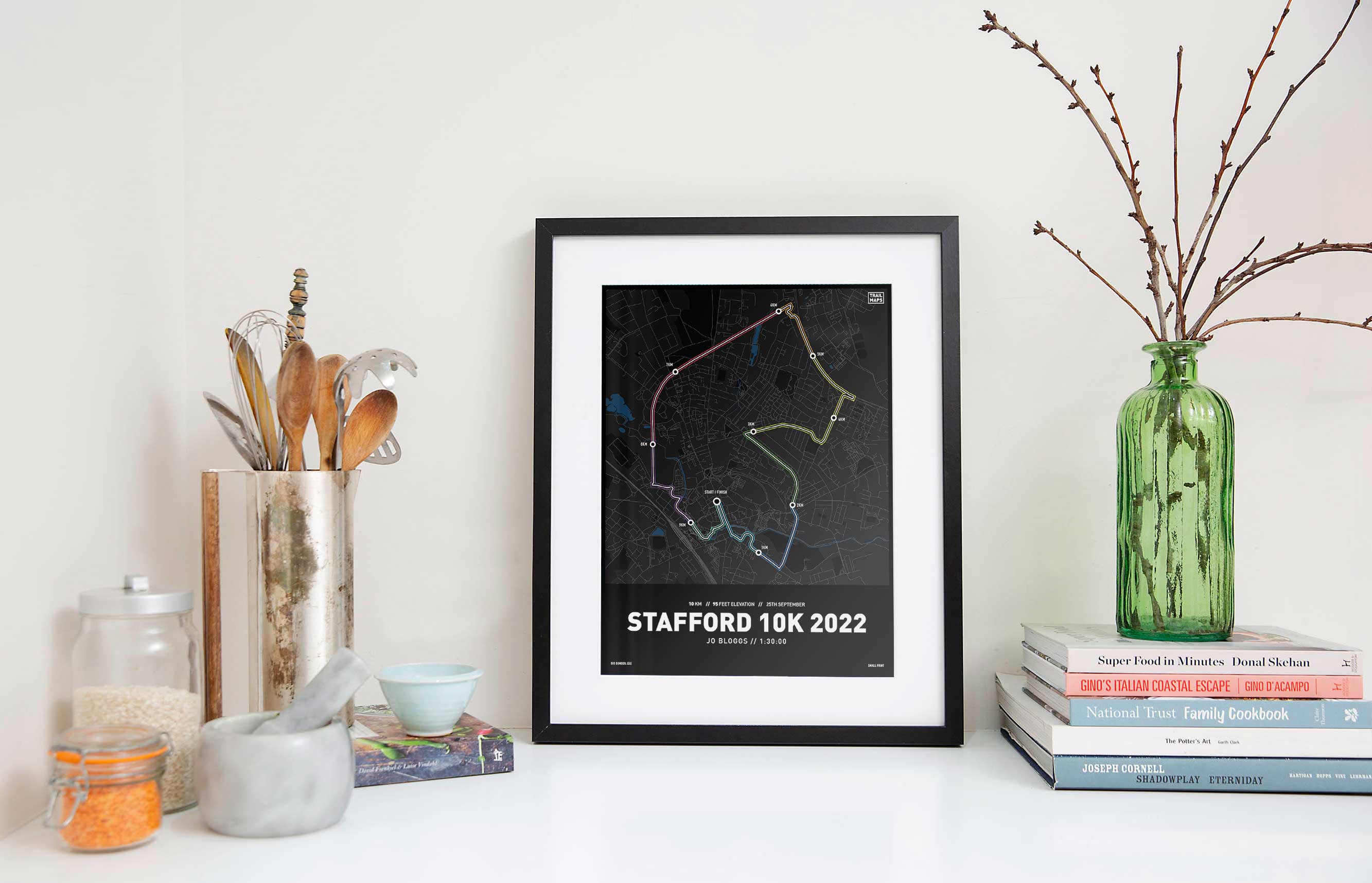 Stafford 10k 2022 Personalised Art Print - Image 7