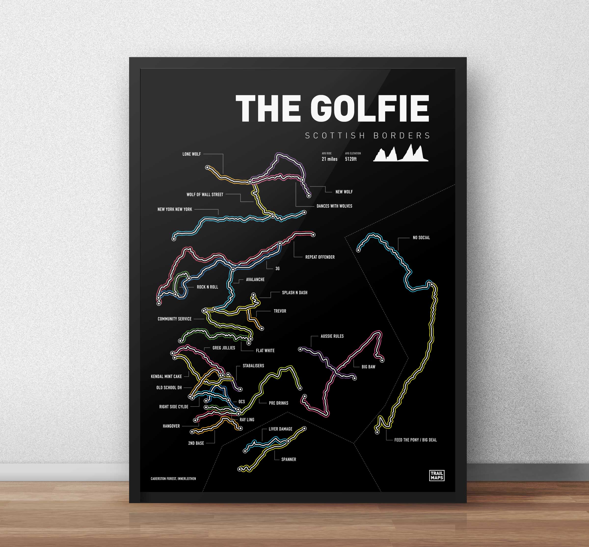 The Golfie, Innerleithen Art Print - Image 4