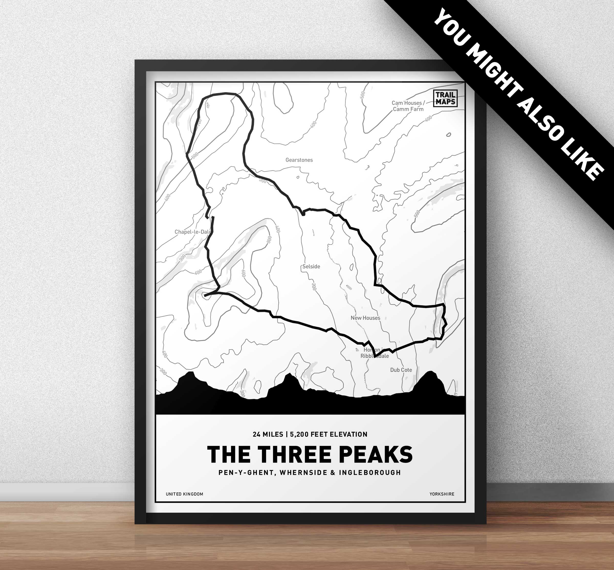 Yorkshire Three Peaks Challenge - Black - Image 5